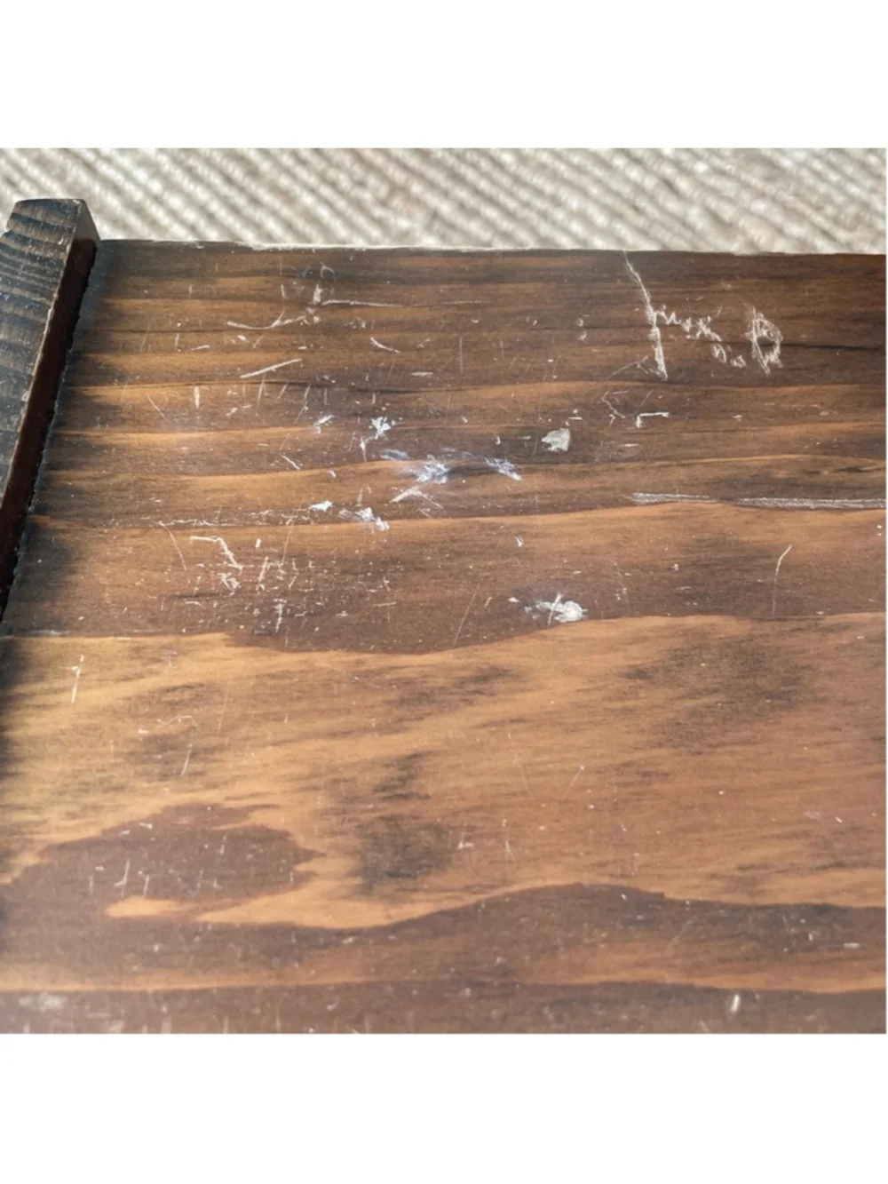 Vintage Handmade Amish Wooden Roll Top Bread Box